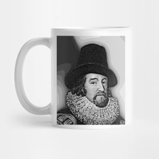 Francis Bacon Black And White Portrait | Francis Bacon Artwork 2 Mug